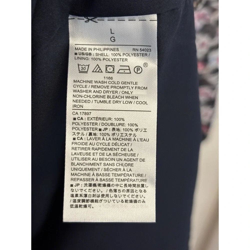 Banana Republic navy floral
